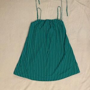 A New Day Teal Striped Summer Dress